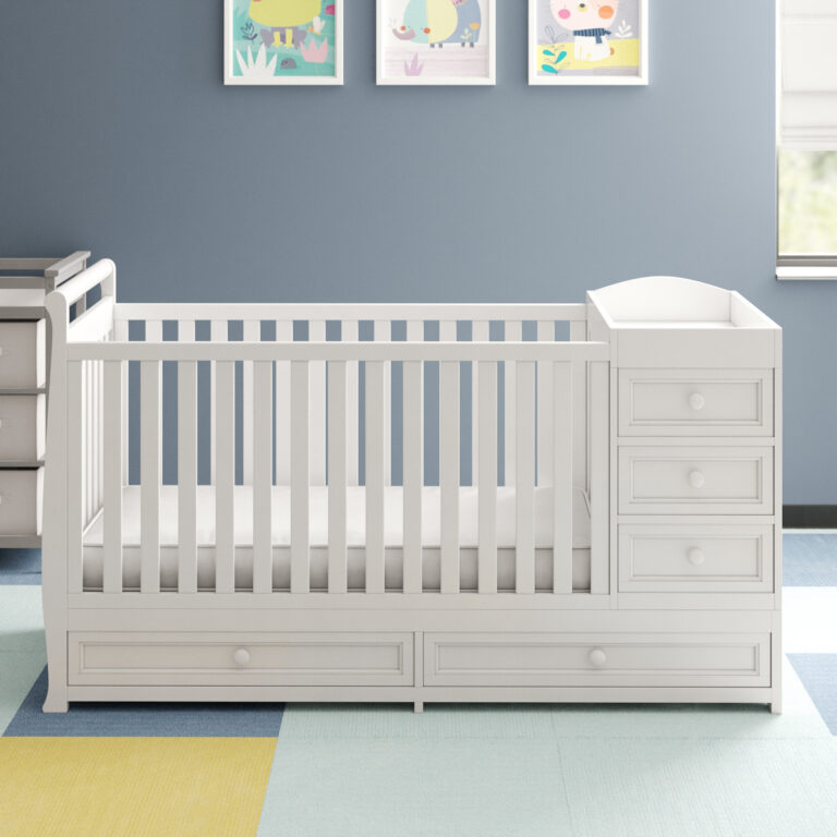 Crib With Changing Table