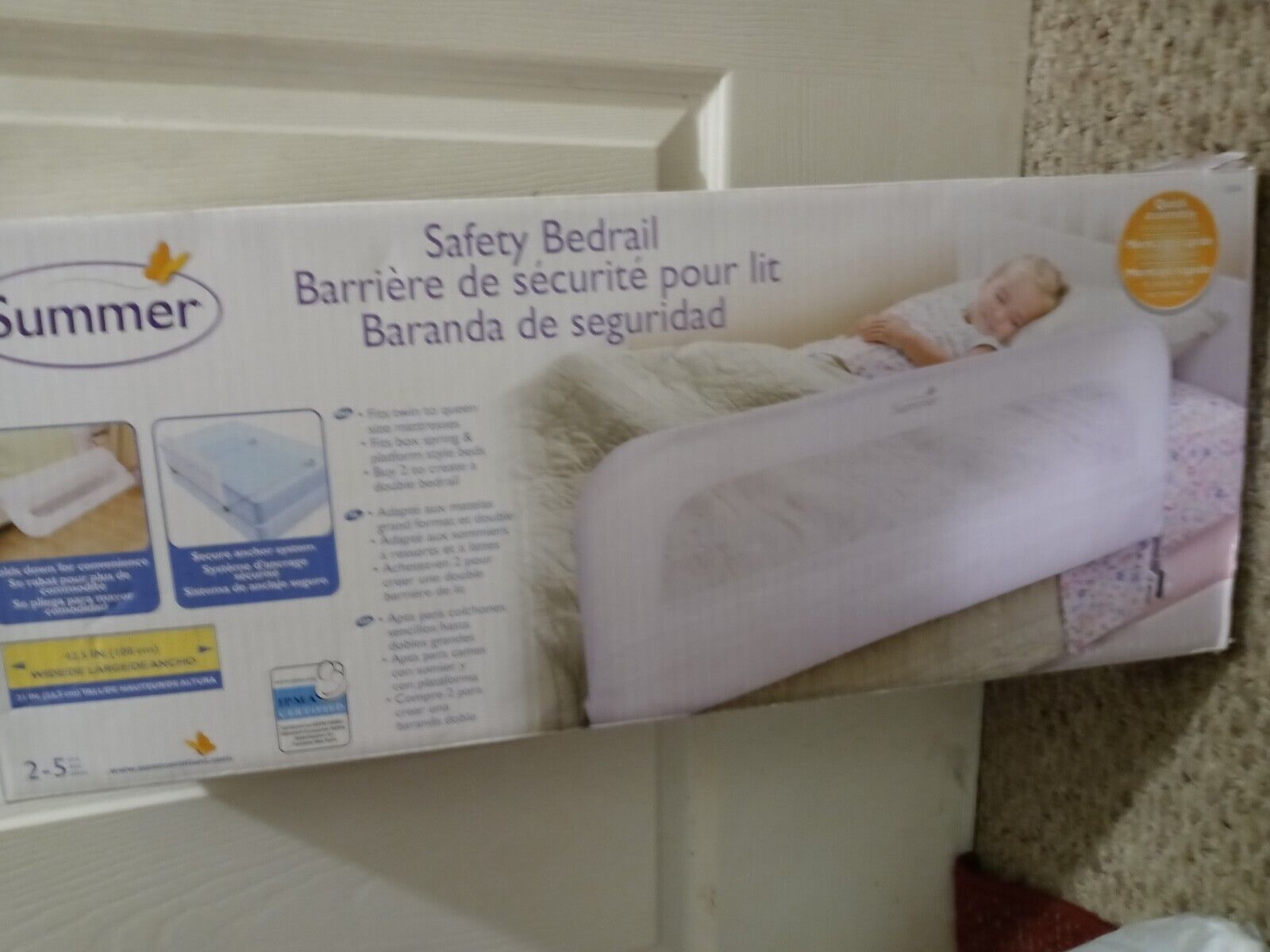 Summer Infant Bed Toddler Bed Rail Add on