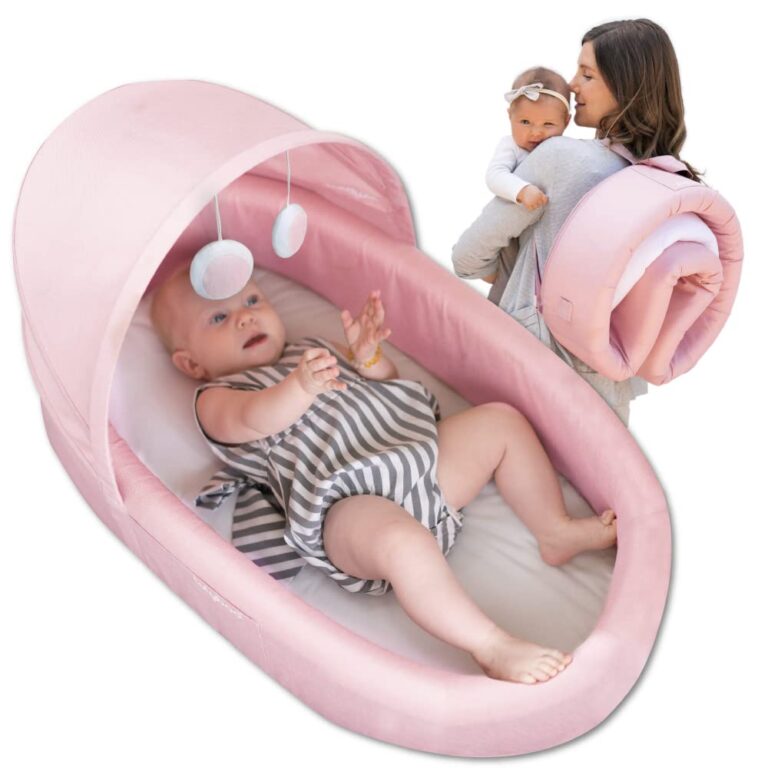 Lulyboo Portable Baby Bassinet to Go Infant Travel Bed