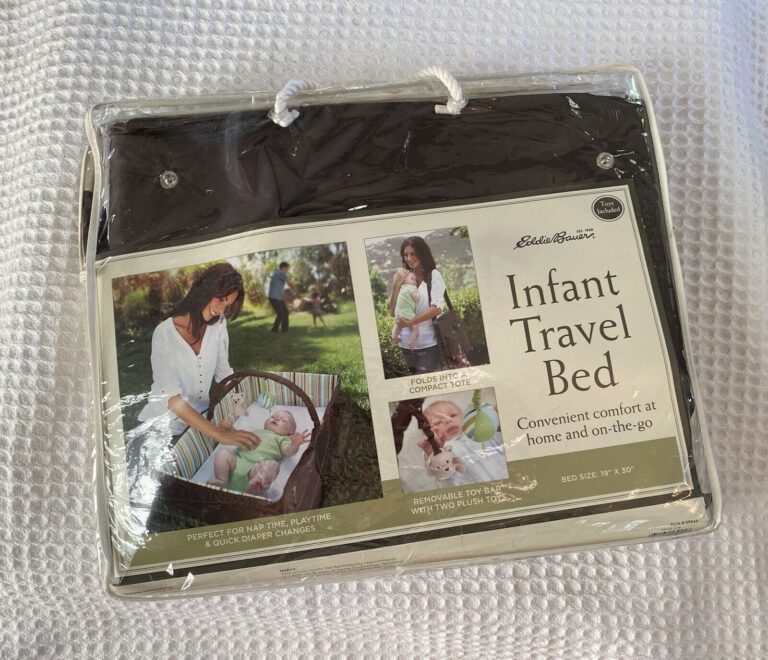 Eddie Bauer Infant Travel Bed With Toy Bar