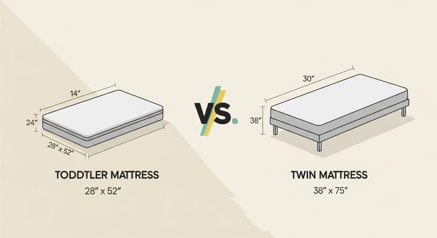 Toddler Mattress Size vs Twin