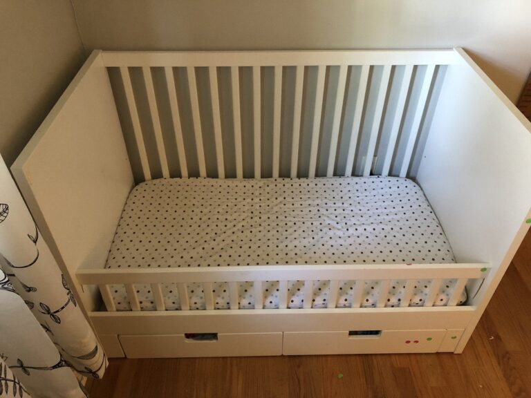 Converting IKEA Stuva Crib to Toddler Bed