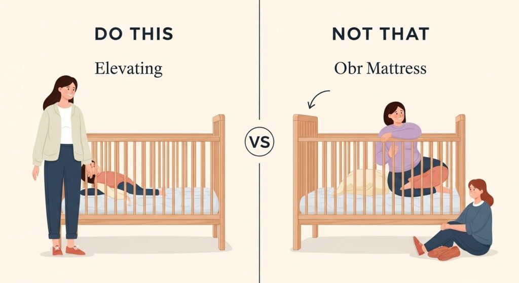 How to Safely Elevate a Crib Mattress