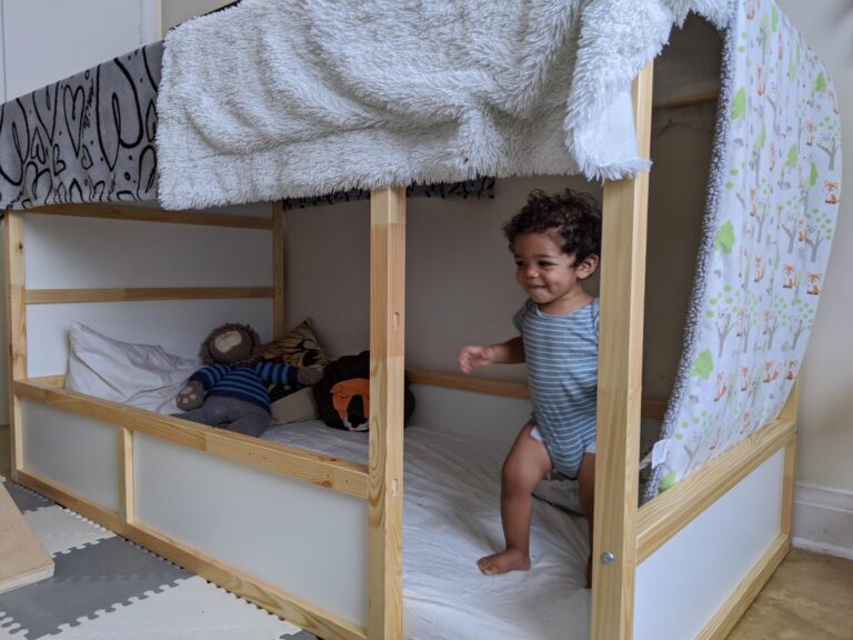 Ikea Kura Bed Hack Toddler And Infant Shared Room