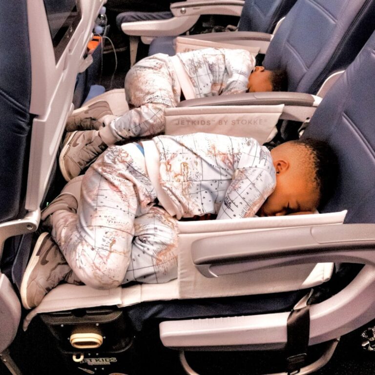 How Do Toddlers Sleep on Planes?